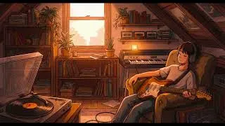 Thumbnail: Warm Vintage Lo-Fi for Focus 🎸 Lush Rhodes & Soft Electric Guitar (80 BPM)