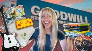 Thumbnail: LET'S GO THRIFTING FOR EVERYTHING GAMING!!! 🎮🩵 (VIDEO GAMES, MERCH, CONSOLES, ETC.)