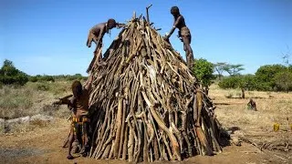 Thumbnail: A House from Forest Sticks - Full Build - Hamer of Ethiopia