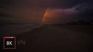 Thumbnail: Windy Morning Walk on Folly Beach South Carolina | Rain & Sunrise 8K HDR