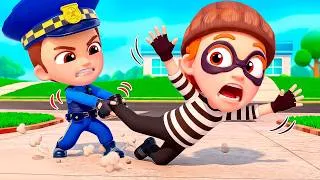 Thumbnail: Police Chase the Thief  | Kids Songs by Nomad Kids Cartoon