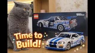 Thumbnail: LEGO Technic Nissan Skyline GT-R R34 Build (Fast & Furious) | No Talking, Relaxing Speed Build