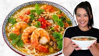 Thumbnail: Bún Riêu’s Easy Cousin! 30-Min Vietnamese Shrimp & Pork Noodle Soup