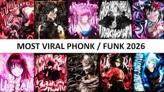 Thumbnail: Top 10 Most Viral Phonk/Funk 2026 🎵