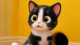 Thumbnail: Meow Meow Billi Karti Meow 🐱, Cat Cartoon Song, Billi Wala Cartoon, Nursery Rhymes for Kids