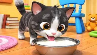 Thumbnail: Meow Meow Billi Karti Meow 🐱, Hindi Nursery Rhyme, Billi Wala Cartoon, Nursery Rhymes for kids