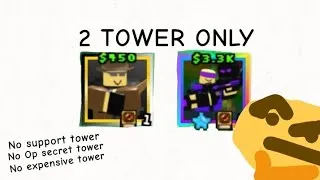 Thumbnail: *EASILY* THE EXTREME SOLO GRINDING EXTREME ONLY 2 TOWER In NOOB TOWER DEFENSE!