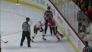 Thumbnail: Flames - Blackhawks rough stuff 12/18/11