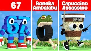 Thumbnail: BESTBRAINROT STATUE BUILDING BATTLE in Minecraft
