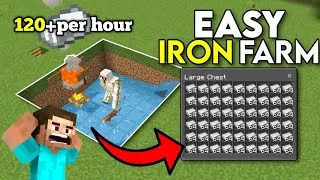 Thumbnail: How to Build the Best Iron Farm in Minecraft (Step by Step)