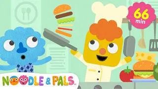 Thumbnail: Cook Like A Chef + More | Fun Preschool Songs | Noodle & Pals