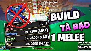 Thumbnail: ĐÂY LÀ CÁCH CHƠI VỚI 1 ĐIỂM STAT MELEE ? KHÔNG CẦN TRUY BĂNG, GIÁO ÁN FULL DAME TRONG BLOXFRUIT !!!