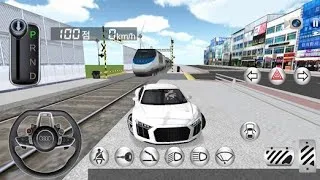 Thumbnail: New Audi R8 VS Bullet 🚅 Train🚆_3D Driving Class_Ultra Graphics For Mobile Game 🎮