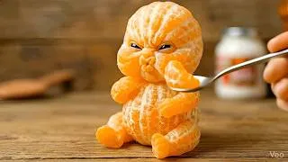 Thumbnail: Is This Food or a Baby? 🍊🍽️😋| The Ultimate Satisfying Oddly Asmr Experience