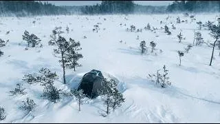 Thumbnail: Freezing Outside, Warm Inside - Winter Camping in Deep Snow