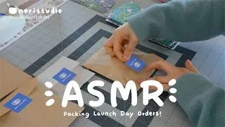 Thumbnail: Packing your TN insert launch day orders 📦, ASMR stationery packing, no talking, no bgm