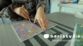 Thumbnail: Small Business Vlog: Creating Handmade Notebooks & Bookmarks