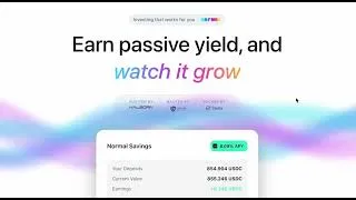 Thumbnail: Normal Savings is LIVE ~8% APY on USD. Powered by Stellar. Making Crypto Normal. normalfinance.io