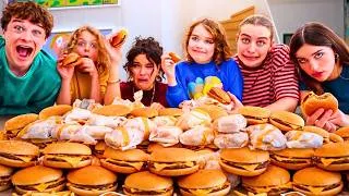 Thumbnail: WHO CAN EAT THE MOST?! (6-Year-Old vs Big Brother)