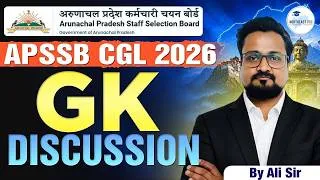 Thumbnail: APSSB CGL 2026 I GK Discussion I by Ali Sir #apssb #cgl2026