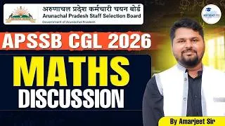 Thumbnail: APSSB CGL 2026 I Maths Discussion I by Amarjeet Sir #apssb #cgl2026