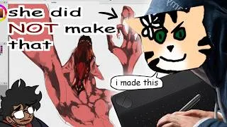 Thumbnail: Could you FAKE a speedpaint? (feat. @Revolvius)
