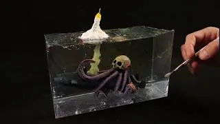 Thumbnail: I made a zombie octopus attacking a nuclear sub