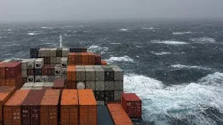 Thumbnail: Storm at Sea | Giant Waves | Ships Fighting the Ocean ⚓ #ship 