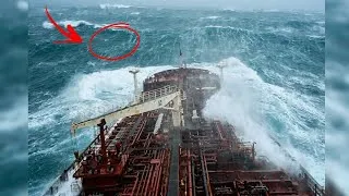 Thumbnail: 10 - 15 Meter High Waves | Ships In Storms | Terrifying Sea Voyages ⚓ #ship 