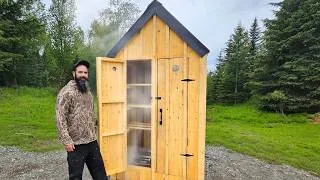 Thumbnail: How We Built a Smokehouse in 15 Minutes (Start to Finish) | Wild Alaskan Salmon Jerky