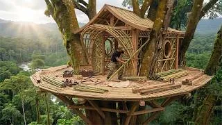 Thumbnail: I Built a Hidden Forest Shelter On a Giant Tree  | 100 Days Survival in the Rainforest