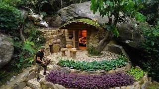 Thumbnail: I Built a Hidden Shelter Under a Giant Rock in 7 Days | Rainforest Survival, Bushcraft - Part 2