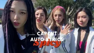 Thumbnail: AESPA - Spicy || english lyrics by capcut