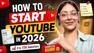 Thumbnail: How to Start a YouTube Channel From Scratch. (Step-by-Step)📈