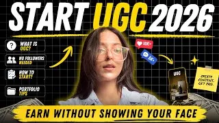 Thumbnail: Earn Money Online Without Showing Your Face | UGC Guide .