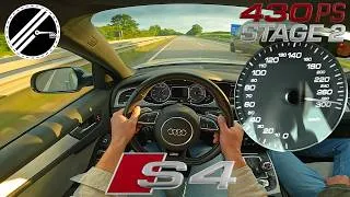 Thumbnail: Audi S4 B8 Stage 2 | 430 PS | Top Speed German Autobahn No Speed Limit POV