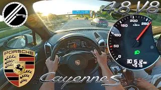 Thumbnail: Porsche Cayenne S 4.8 V8 | 400 PS | Top Speed Drive German Autobahn No Speed Limit POV