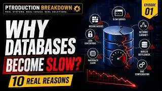 Thumbnail: Your Database Isn't Slow... You're Making These 10 Mistakes! | Production Box Ep. 01