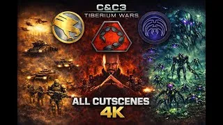 Thumbnail: Command & Conquer 3 Cutscenes – Tiberium Wars Complete Story | 4K (GDI, Nod, Scrin)