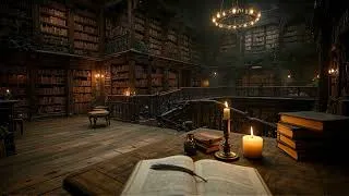 Thumbnail: You're Studying Alone in Haunted Library | Classic Music for Relax, Read & Write | Dark Academia