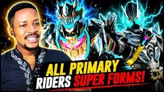 Thumbnail: REACTING TO ALL KAMEN RIDER PRIMARY RIDER SUPER FORMS AND FINISHERS
