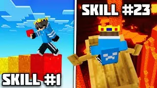 Thumbnail: I Learned Minecraft's Impossible Skills in 24 Hours!