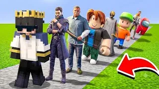 Thumbnail: IF I TAKE ANY DAMAGE, THE GAME SWITCHES! |Minecraft 