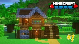 Thumbnail: THE PERFECT START IN MINECRAFT SURVIVAL 🔥| MINECRAFT SURVIVAL SERIES EP-1 [HINDI]