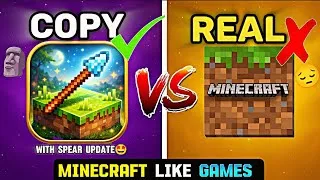 Thumbnail: TOP 3 COPY GAMES LIKE MINECRAFT WITH SPEAR AND BABY MOBS UPDATE 🤩| BEST MINECRAFT COPY'S 