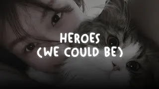 Thumbnail: alesso — heroes (we could be) ft. tove lo (slowed + reverb)
