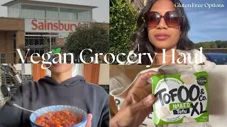 Thumbnail: A Realistic Vegan Grocery Haul 🌱 | Affordable UK Groceries (High Fibre, High Protein, Gluten Free)