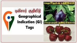 Thumbnail: GI Tags #RecentGITags #VelloreBrinjal #RamanathapuramMunduChilli