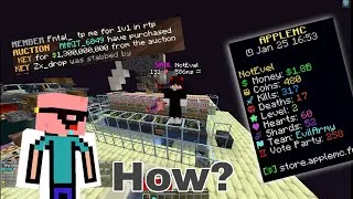 Thumbnail: How I Got $1Billion Money in Just a Minute..! Ft.@NoxtonGaming  #applemc #minecraft 