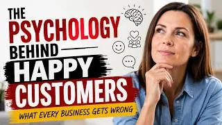 Thumbnail: The Psychology Behind Happy Customers (What Every Business Gets Wrong) #ecommerce #entrepreneur